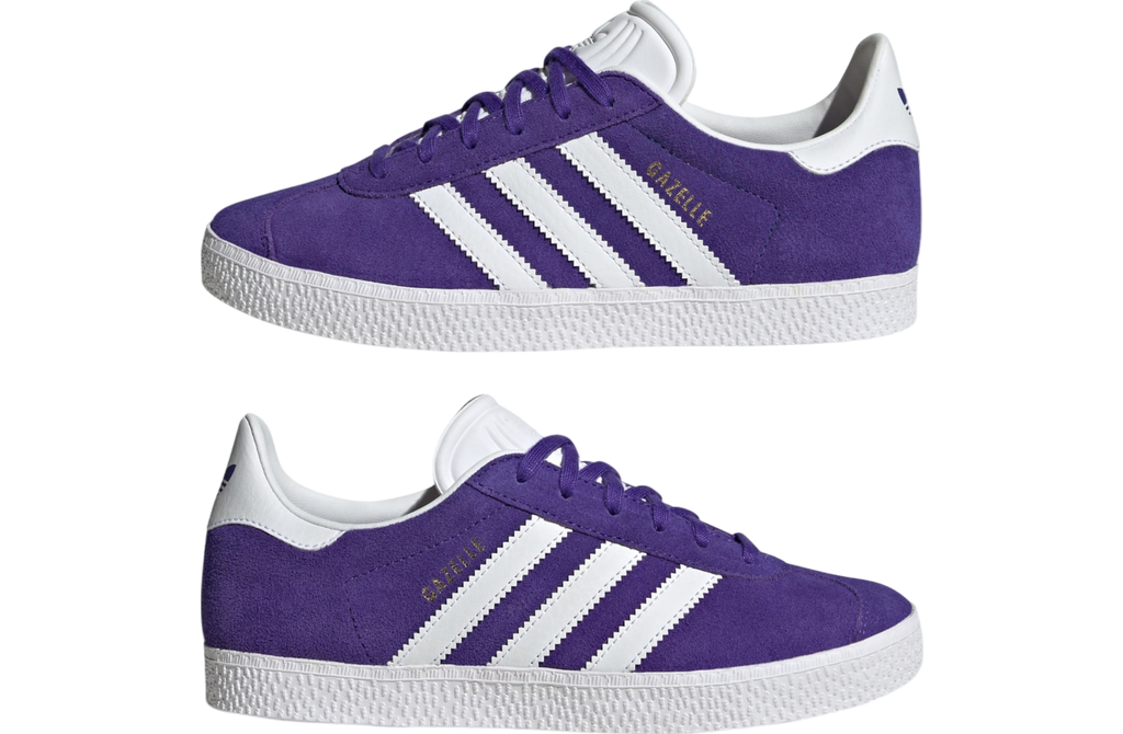 [IE5597] GRADE SCHOOL ADIDAS GAZELLE 'ENERGY INK CLOUD WHITE GOLD METALLIC (GS)'
