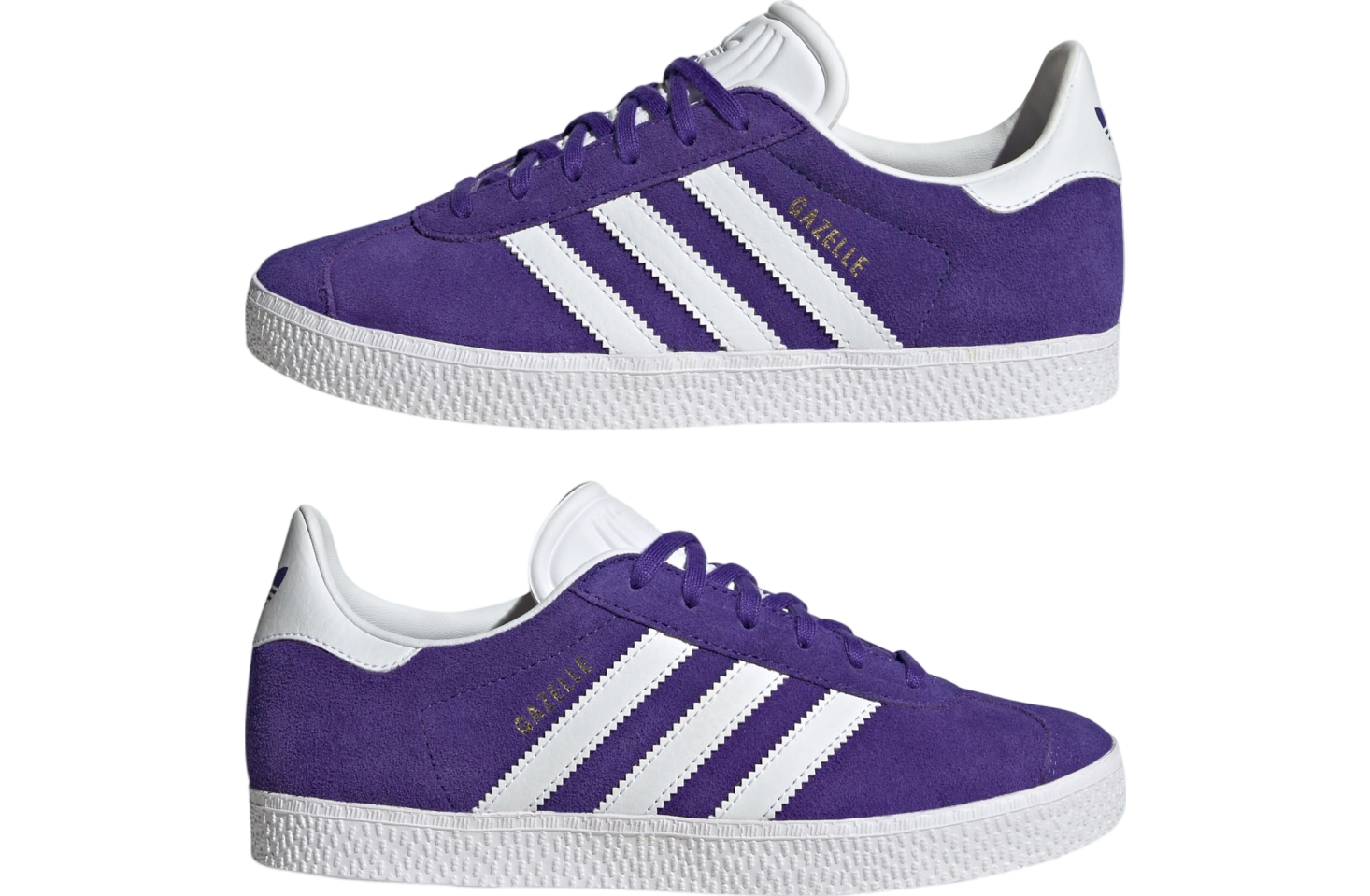 [IE5597] GRADE SCHOOL ADIDAS GAZELLE 'ENERGY INK CLOUD WHITE GOLD METALLIC (GS)'