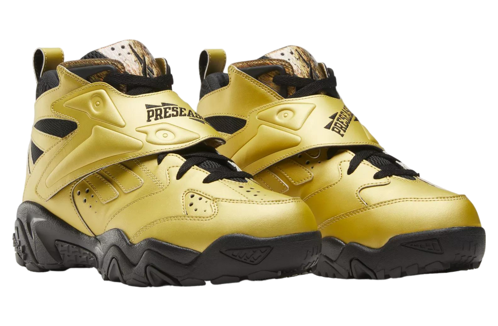 [100202417] Mens Reebok PRESEASON 94 x Panini 'Gold Prism'