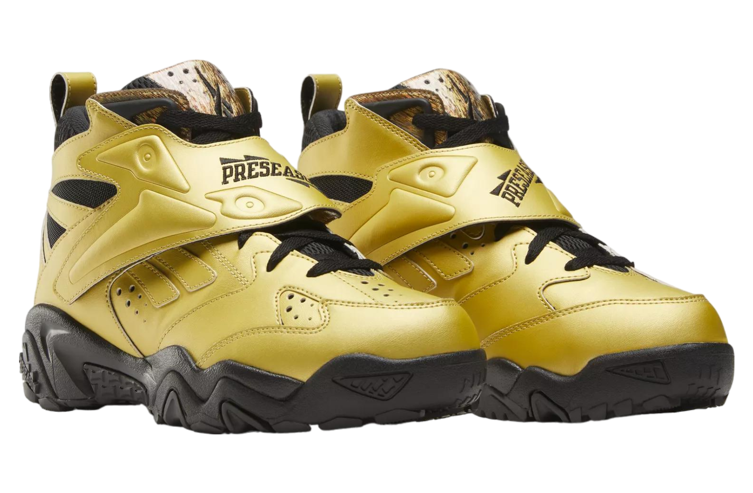 [100202417] Mens Reebok PRESEASON 94 x Panini 'Gold Prism'