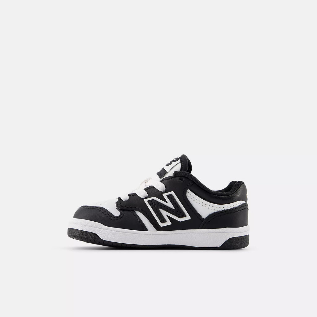 [ISB480BW] TODDLERS NEW BALANCE 480 'BLACK/WHITE' (TD)