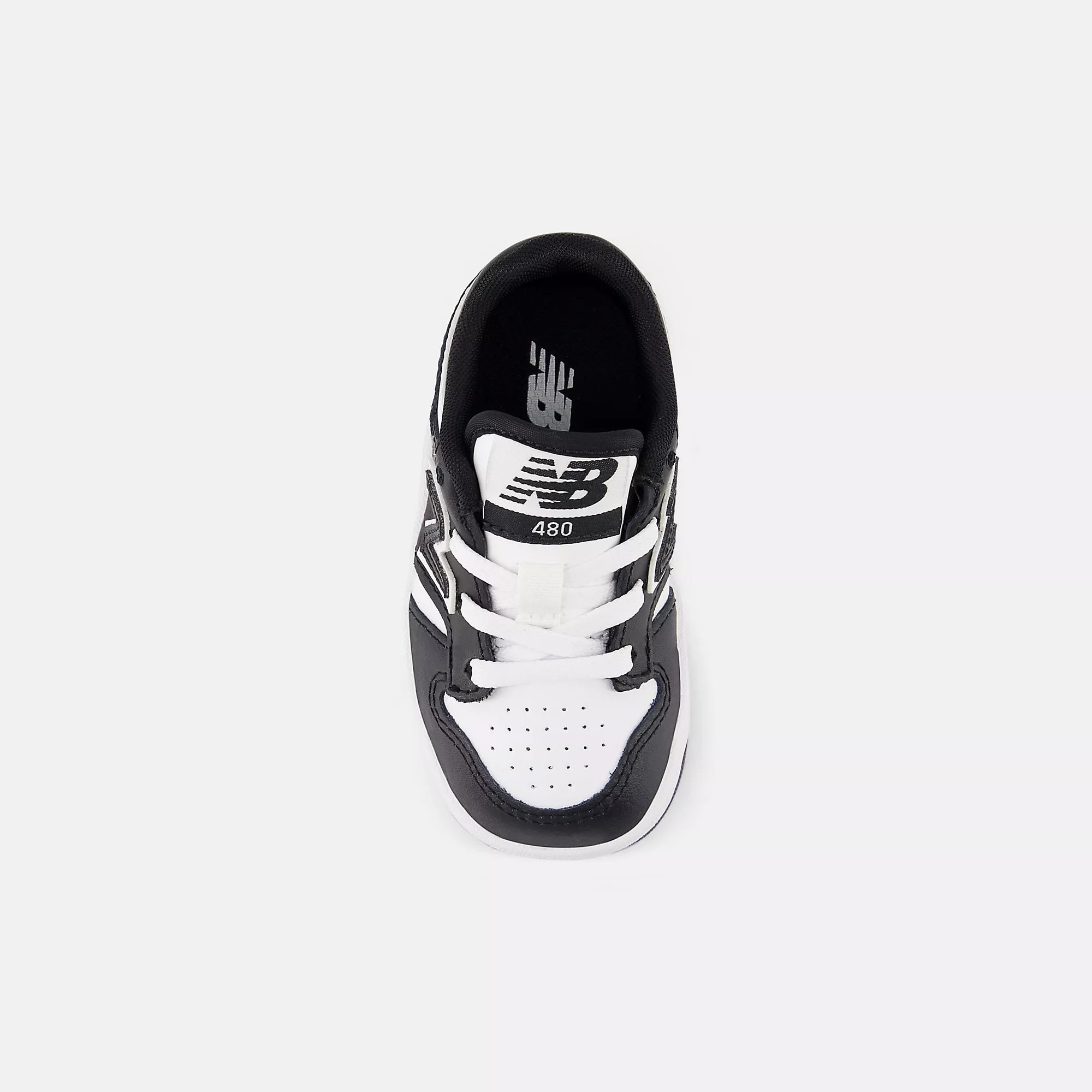 [ISB480BW] TODDLERS NEW BALANCE 480 'BLACK/WHITE' (TD)