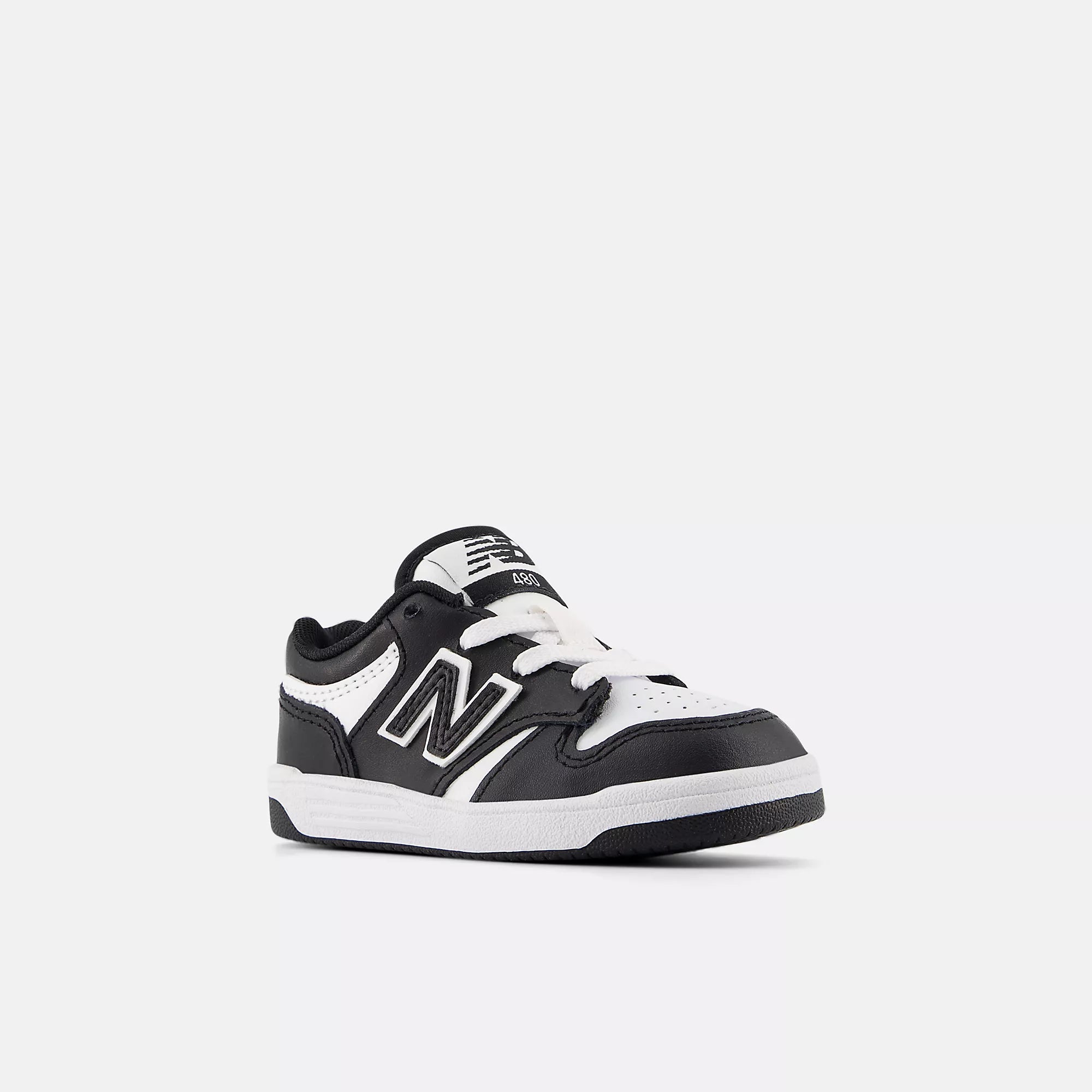 [ISB480BW] TODDLERS NEW BALANCE 480 'BLACK/WHITE' (TD)