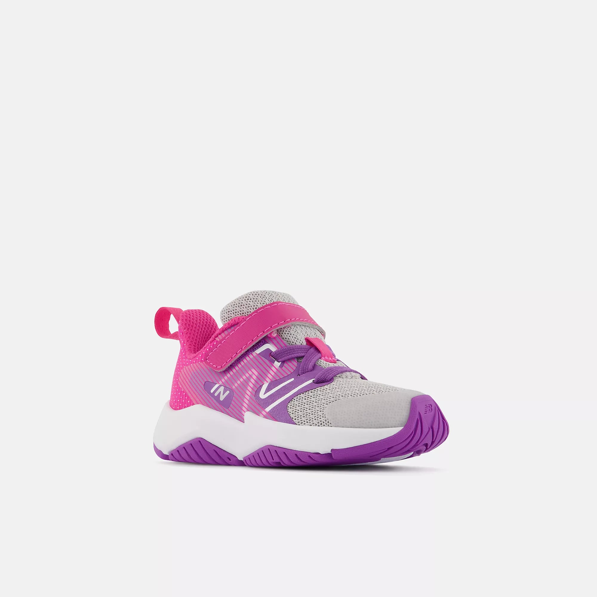 [ITRAVGP2 X-WIDE] TODDLERS NEW BALANCE RAVE RUN V2 'FOG HI-PINK' EXTRA WIDE