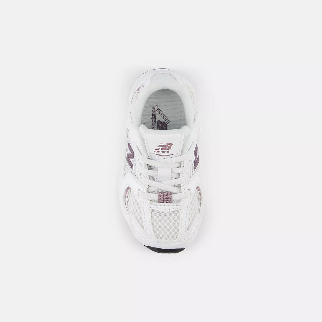 [IZ530SR] TODDLERS NEW BALANCE 530 'WHITE/DARK ICE WINE' (TD)