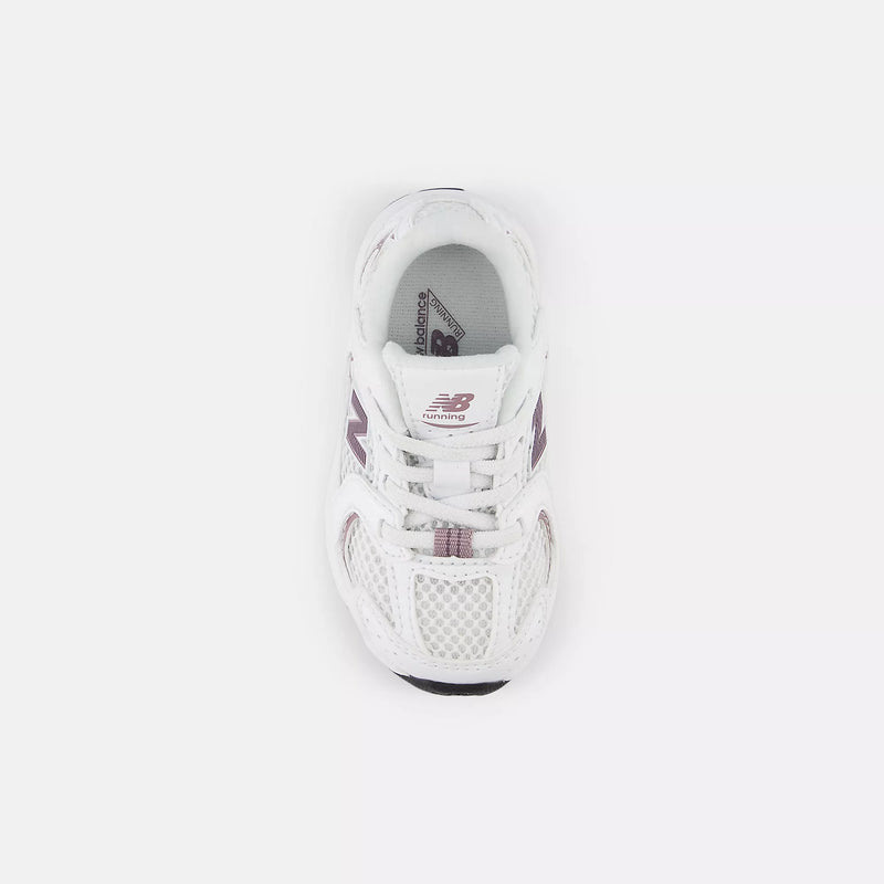 [IZ530SR] TODDLERS NEW BALANCE 530 'WHITE/DARK ICE WINE' (TD)