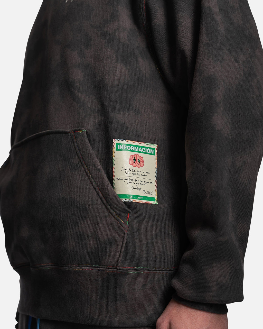 [DR2958-029] MENS AIR JORDAN X J BALVIN FLEECE HOODIE 'FLAT PEWTER'