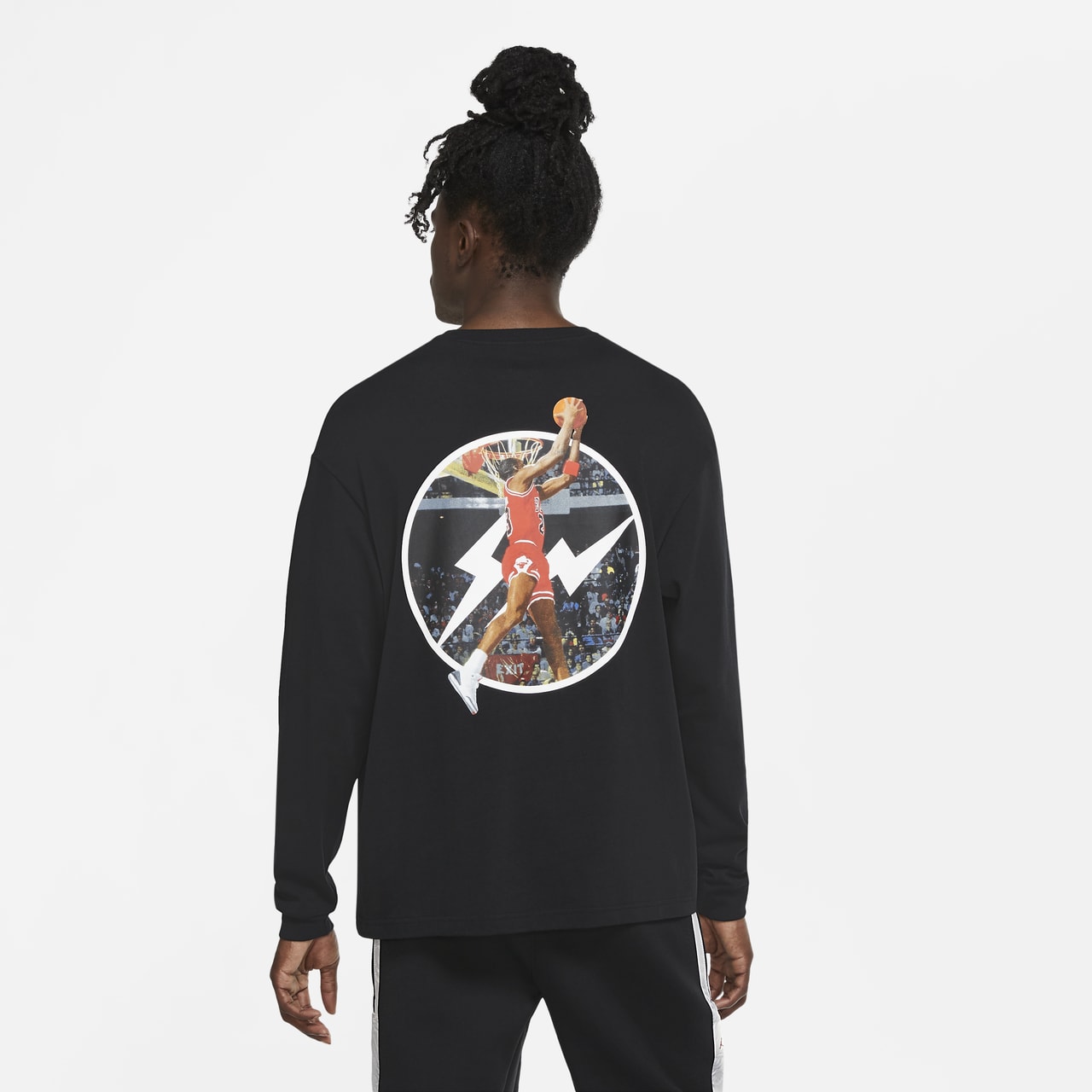 [DA2981-010] MENS AIR JORDAN X FRAGMENT LONG-SLEEVE T-SHIRT