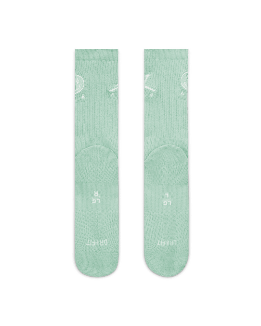 [DR9817-300] MENS AIR JORDAN X J BALVIN SOCKS 'GREEN'