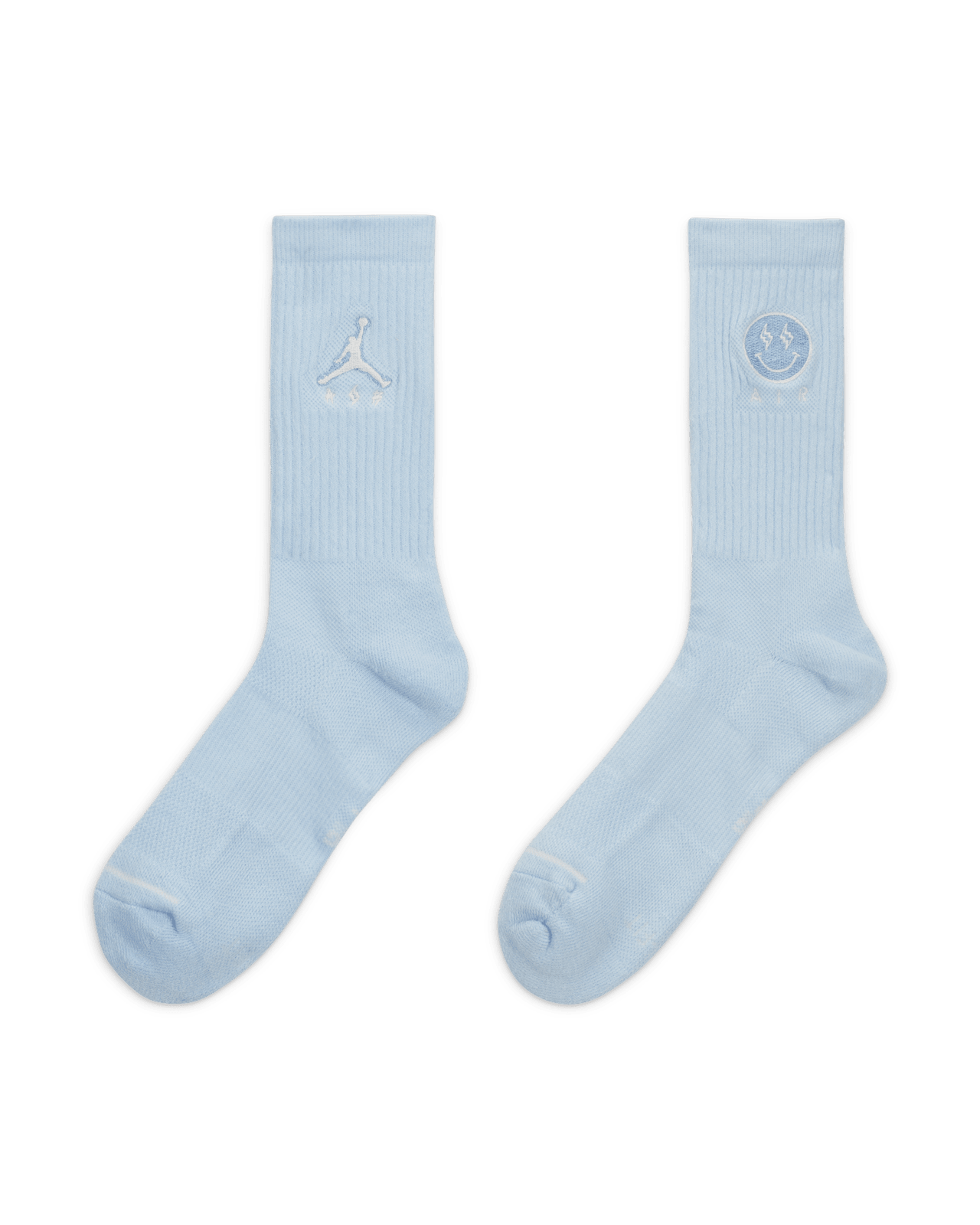 [DR9817-400] MENS AIR JORDAN X J BALVIN CREW SOCKS 'BLUE'
