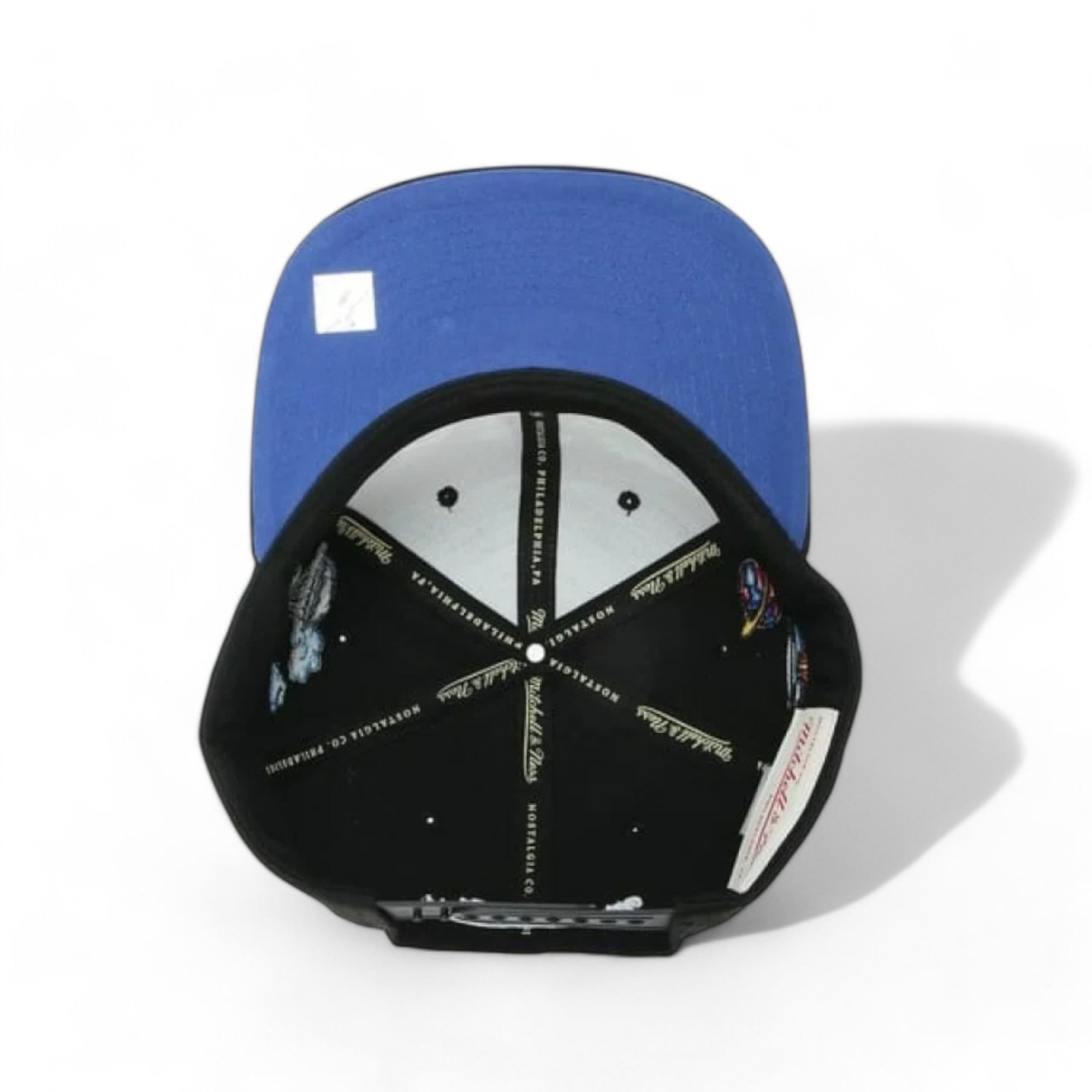 MENS MITCHELL & NESS NBA PSYCHEDELIC SNAPBACK HWC MAGIC - BLACK