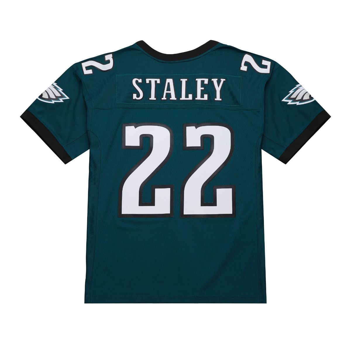 MENS MITCHELL & NESS NFL DARK JERSEY EAGLES 2002 DUCE STALEY