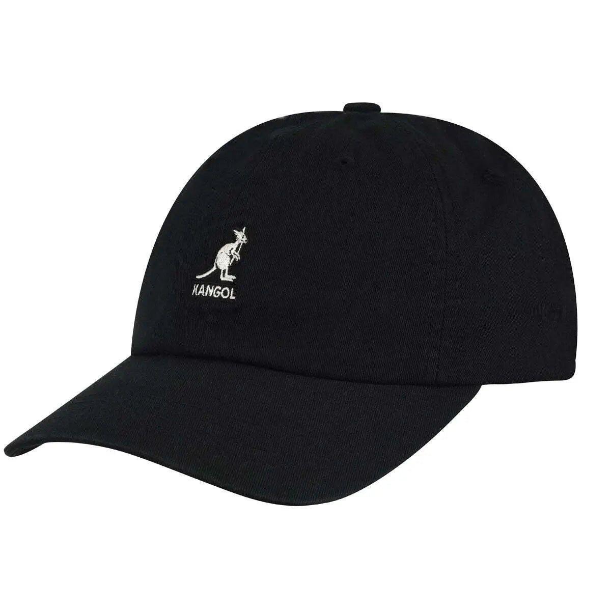 [K5165HT-BK001] UNISEX KANGOL WASHED BASEBALL CAP