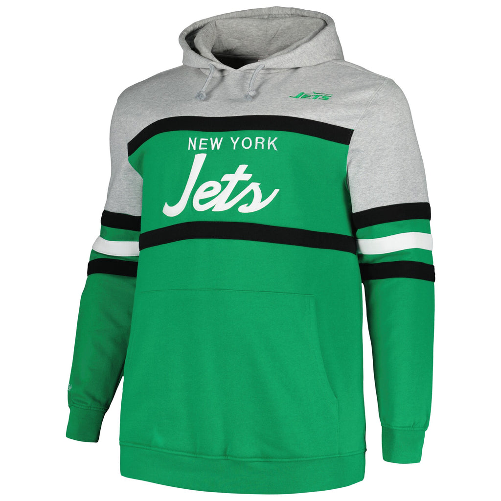 Mens Mitchell & Ness NFL HEAD COACH HOODIE JETS