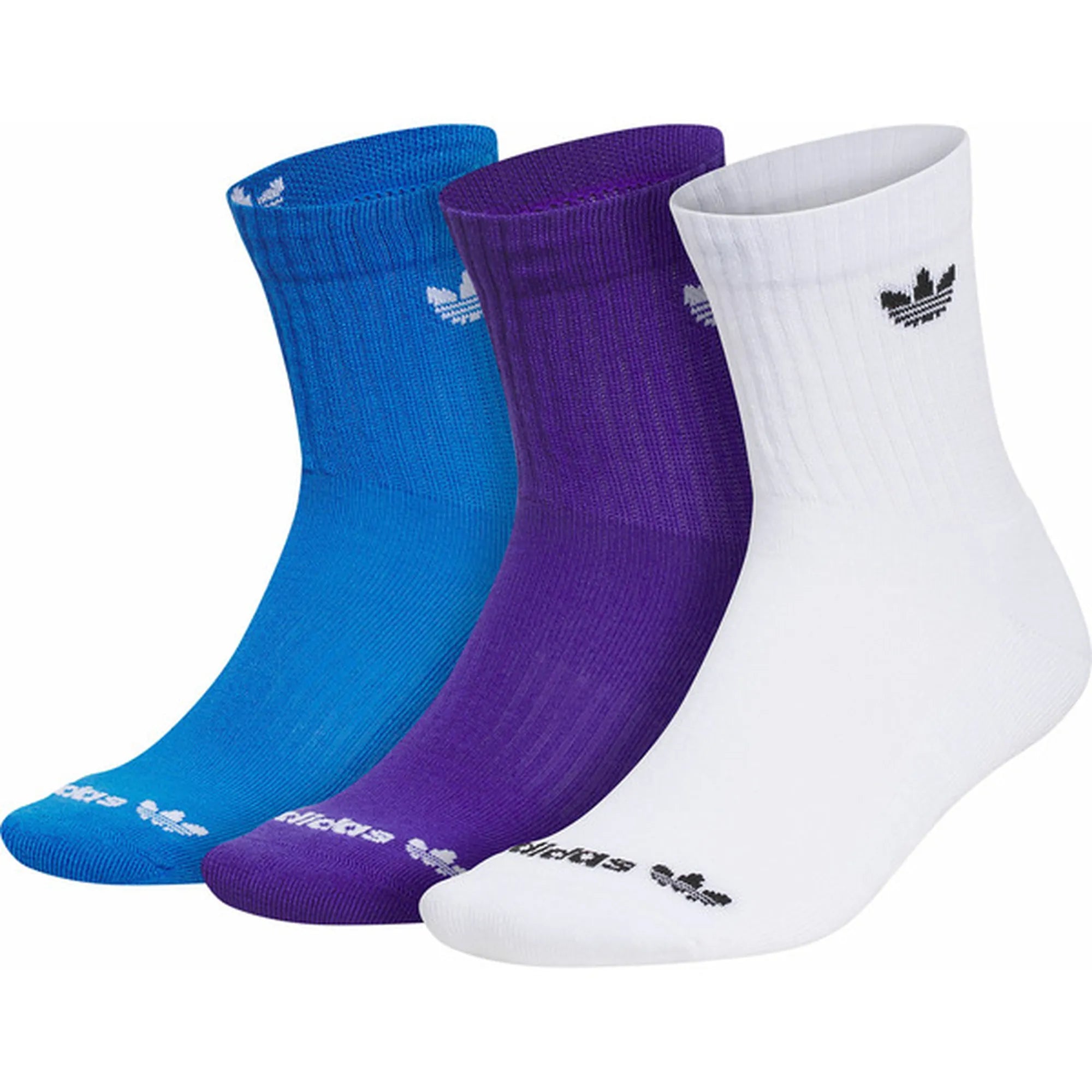 [IU9033C] UNISEX ADIDAS ORIGINALS HIGH QUARTER TREFOIL SOCKS 3 PAIR