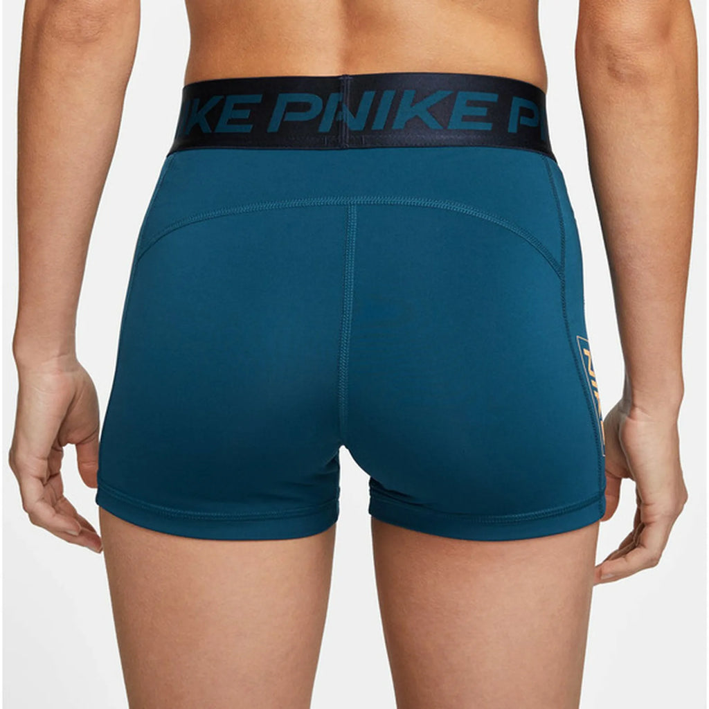 [DQ5599-460] WOMENS NIKE 3" MID RISE COMPRESSION SHORTS