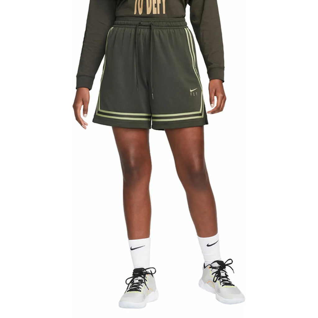 [DH7325-355] WOMENS NIKE DRI-FIT SWOOSH FLY CROSSOVER BASKETBALL SHORTS