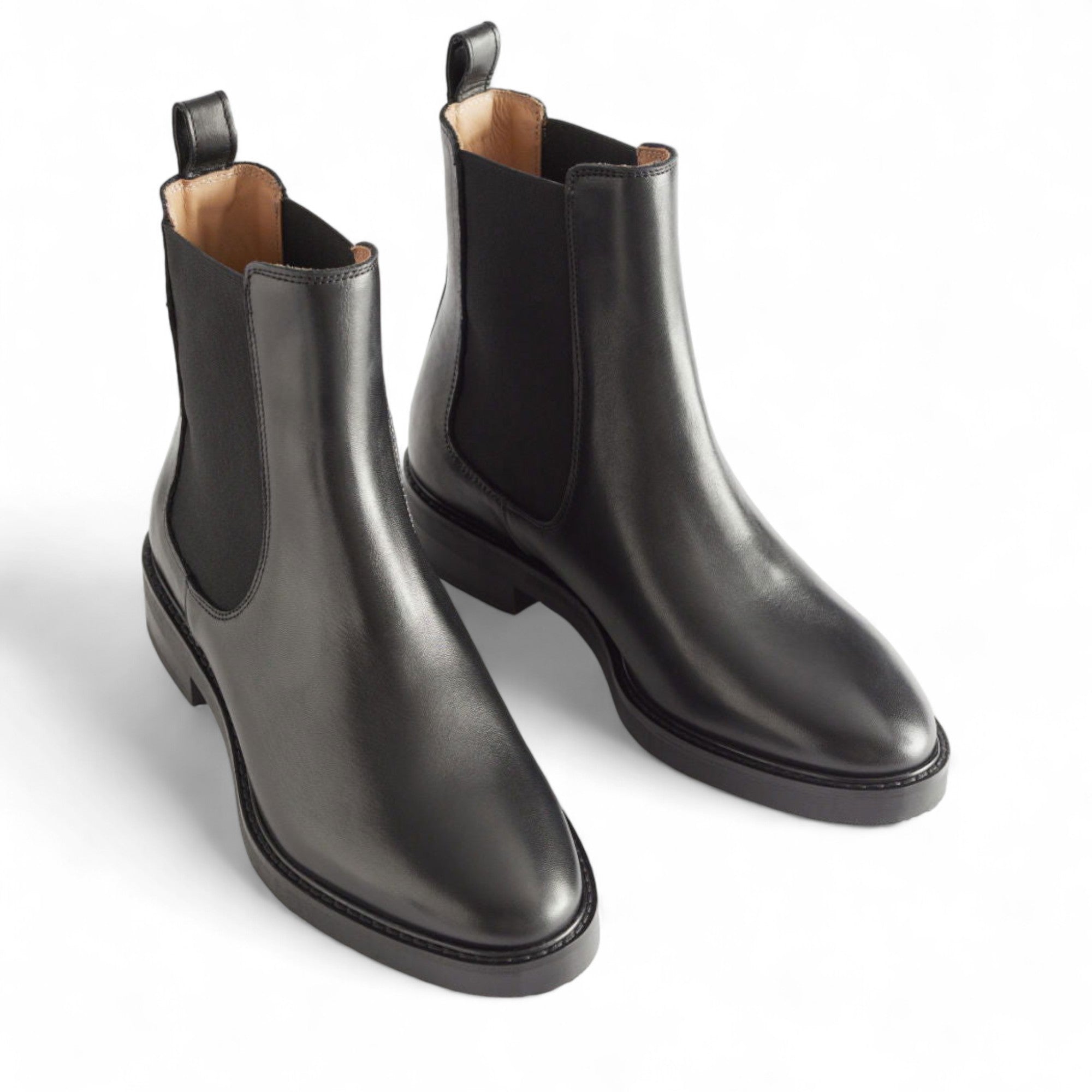 [252984] Womens & Other Stories Leather Chelsea Boots