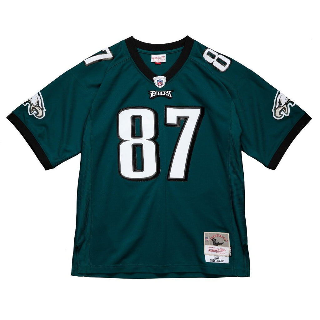 Mens Mitchell & Ness NFL REPLICA JERSEY EAGLES 2009 BRENT CELEK