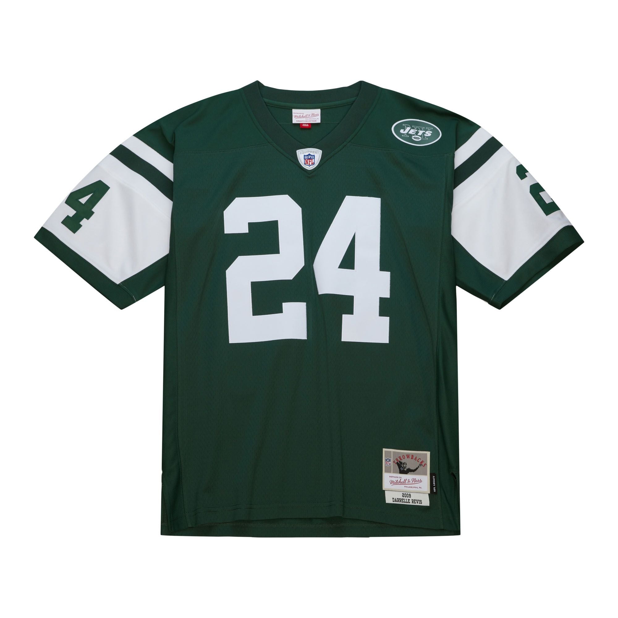 Mens Mitchell & Ness NFL DARK JERSEY JETS 2009 DARRELLE REVIS