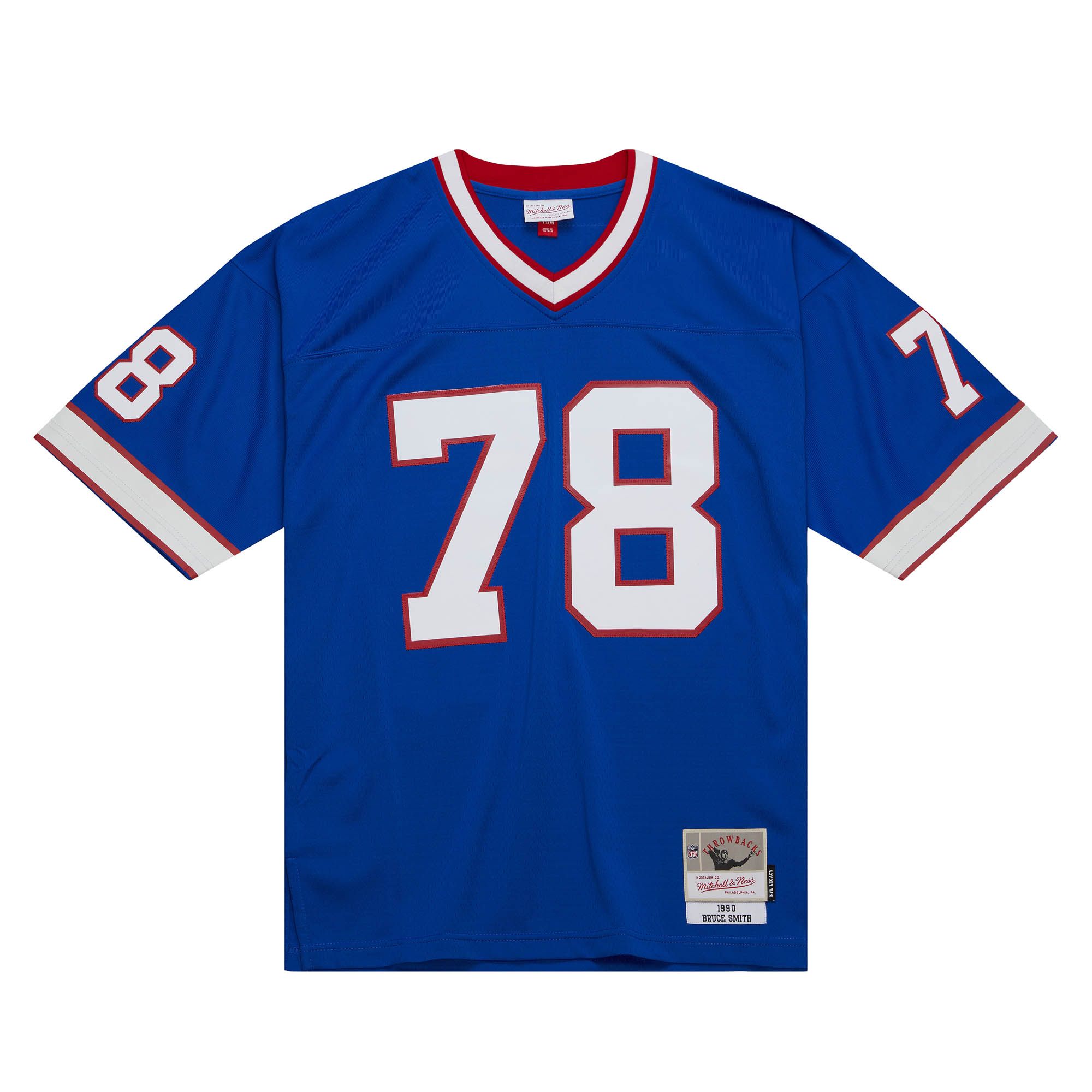 Mens Mitchell & Ness NFL LEGACY JERSEY BILLS 1990 BRUCE SMITH