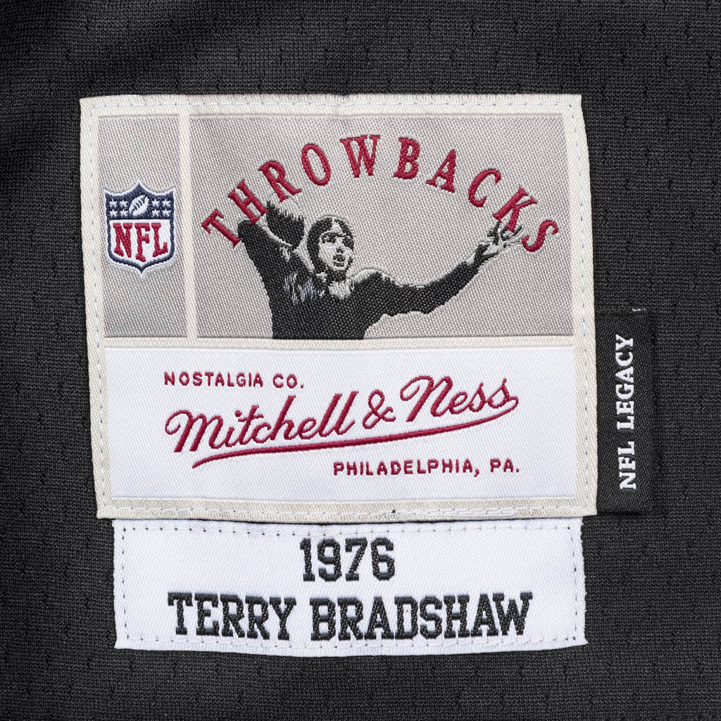 Mens Mitchell & Ness NFL LEGACY JERSEY STEELERS 1976 TERRY BRADSHAW