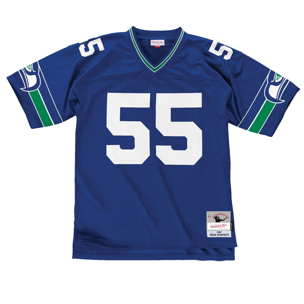 Mens Mitchell & Ness NFL LEGACY JERSEY SEAHAWKS 1987 BRIAN BOSWORTH
