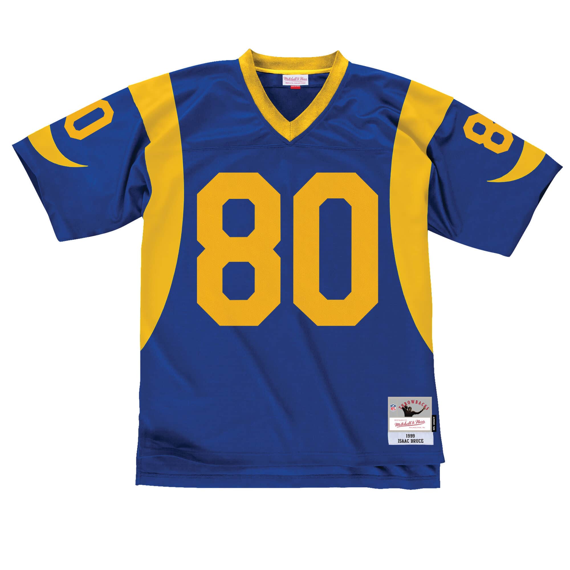 Mens Mitchell & Ness NFL LEGACY JERSEY RAMS 1999 ISAAC BRUCE