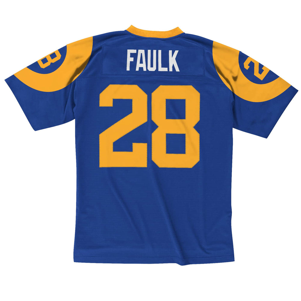 Mens Mitchell & Ness NFL LEGACY JERSEY RAMS 1999 MARSHALL FAULK