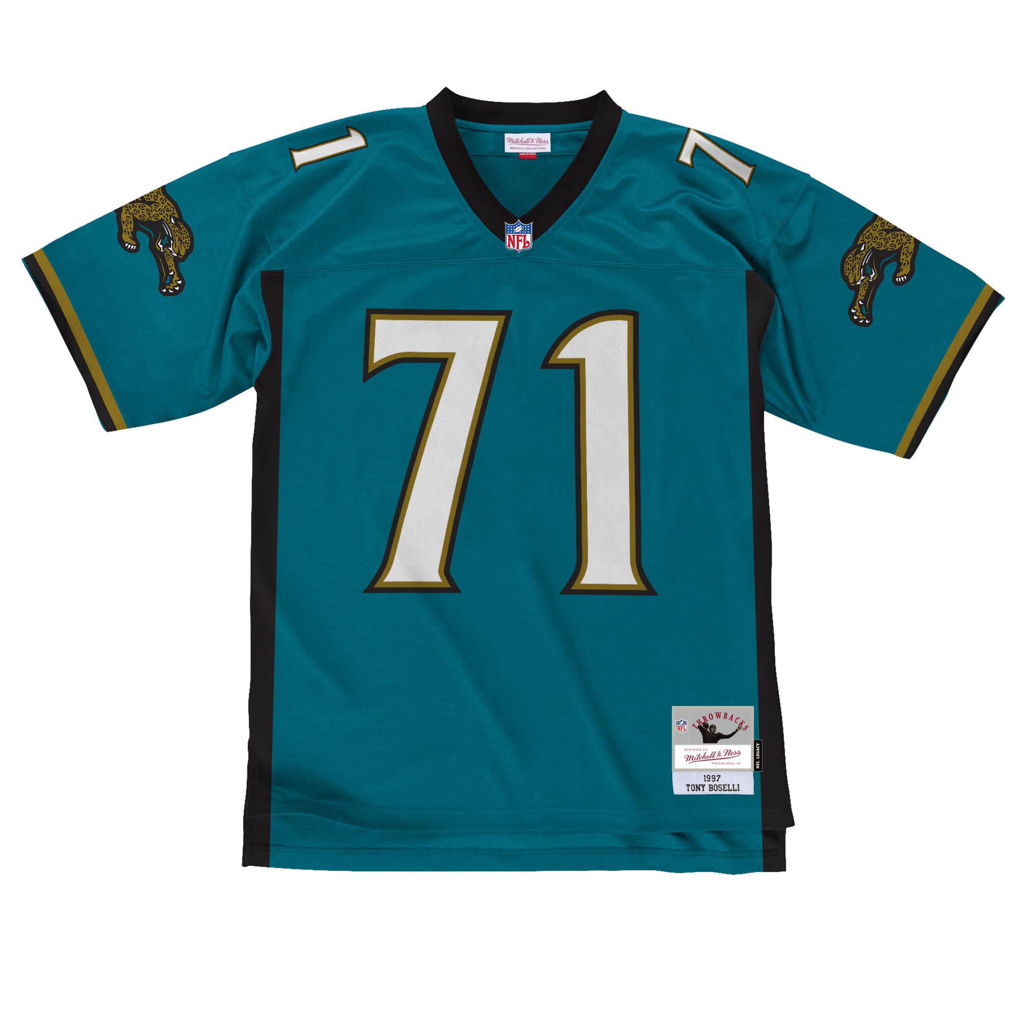 Mens Mitchell & Ness NFL LEGACY JERSEY JAGUARS 1997 TONY BOSELLI