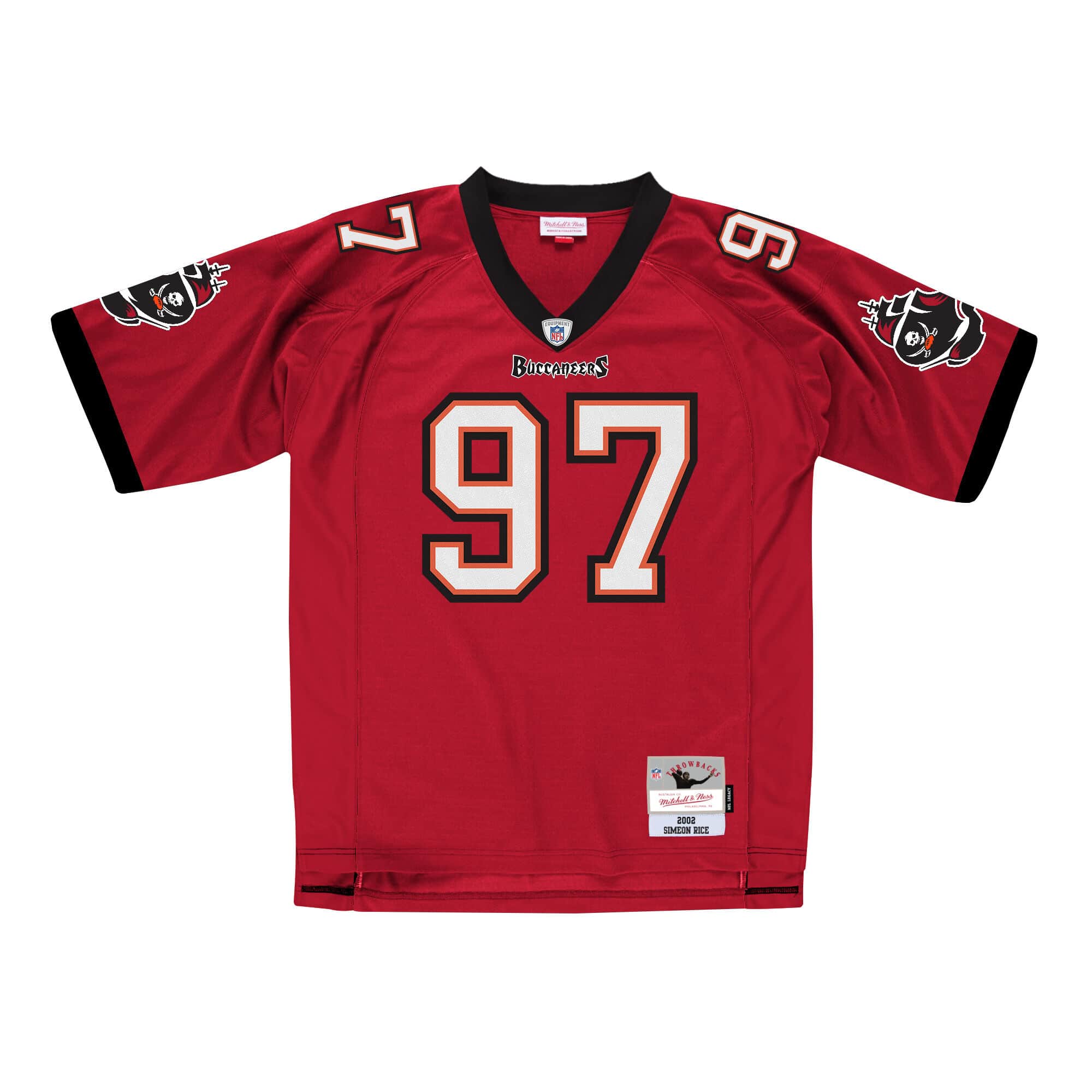 MENS MITCHELL & NESS NFL LEGACY JERSEY BUCCANEERS 2002 SIMEON RICE