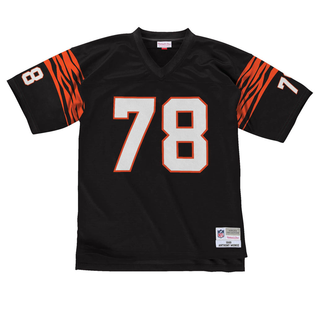 Mens Mitchell & Ness NFL LEGACY JERSEY BENGALS 1989 ANTHONY MUNOZ