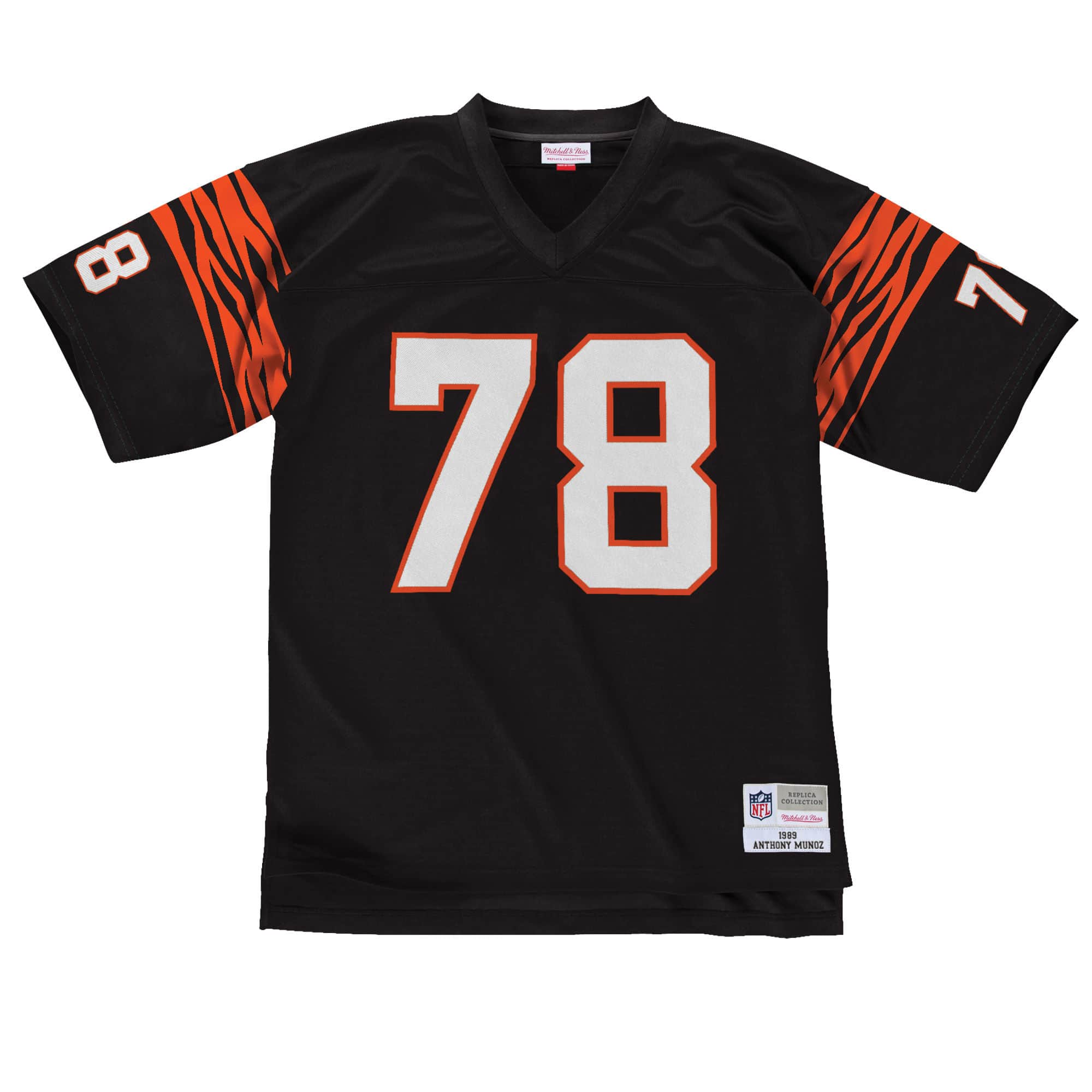 Mens Mitchell & Ness NFL LEGACY JERSEY BENGALS 1989 ANTHONY MUNOZ