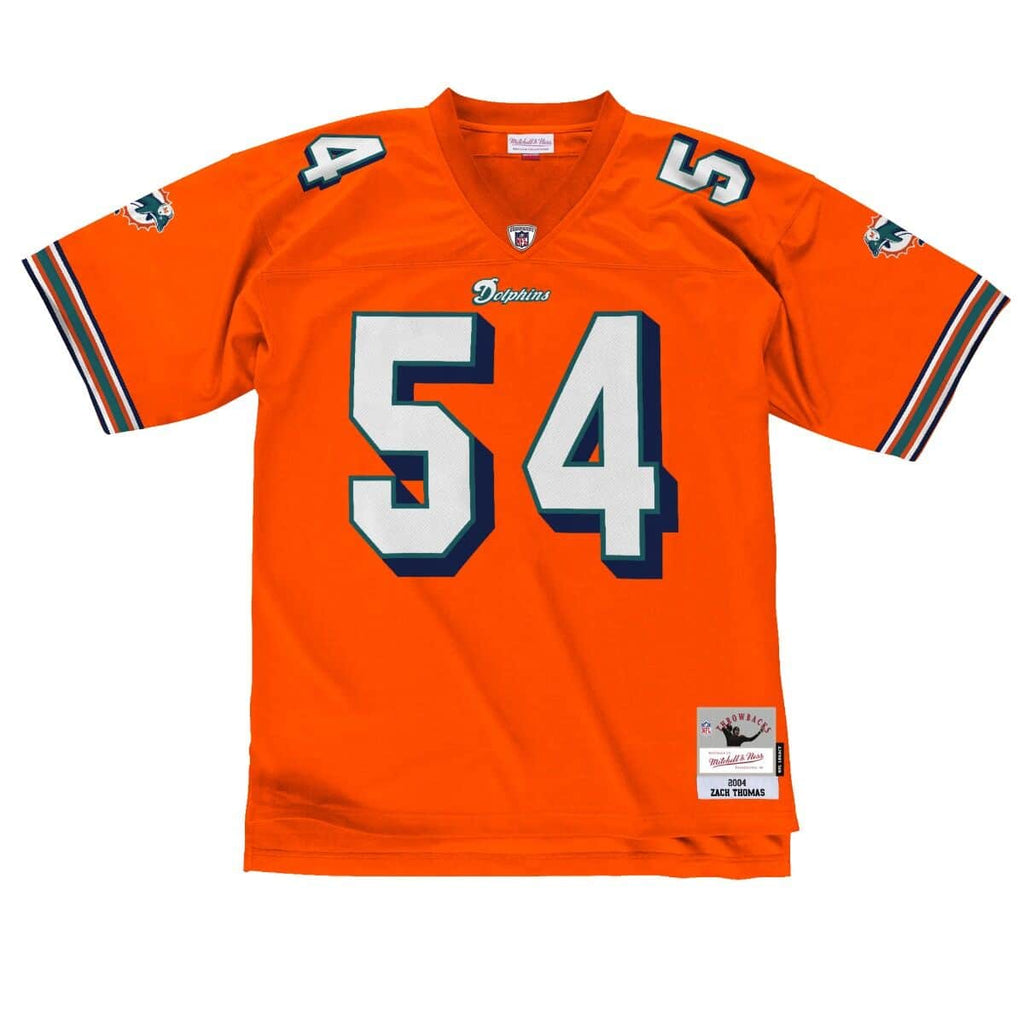 Mens Mitchell & Ness NFL LEGACY JERSEY DOLPHINS 2004 ZACH THOMAS