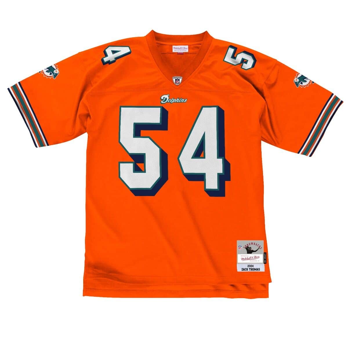 Mens Mitchell & Ness NFL LEGACY JERSEY DOLPHINS 2004 ZACH THOMAS