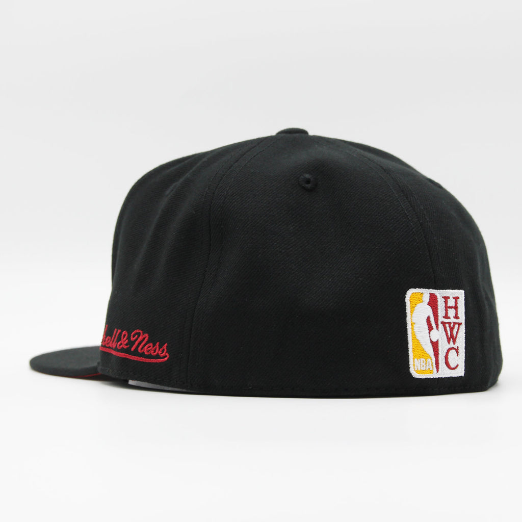 MENS MITCHELL & NESS NBA LOGO HISTORY FITTED HWC HEAT
