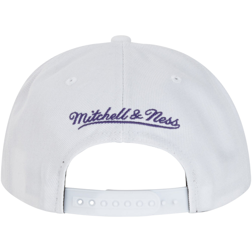 MENS MITCHELL & NESS NBA CHAMPS SNAPBACK HWC LAKERS - WHITE