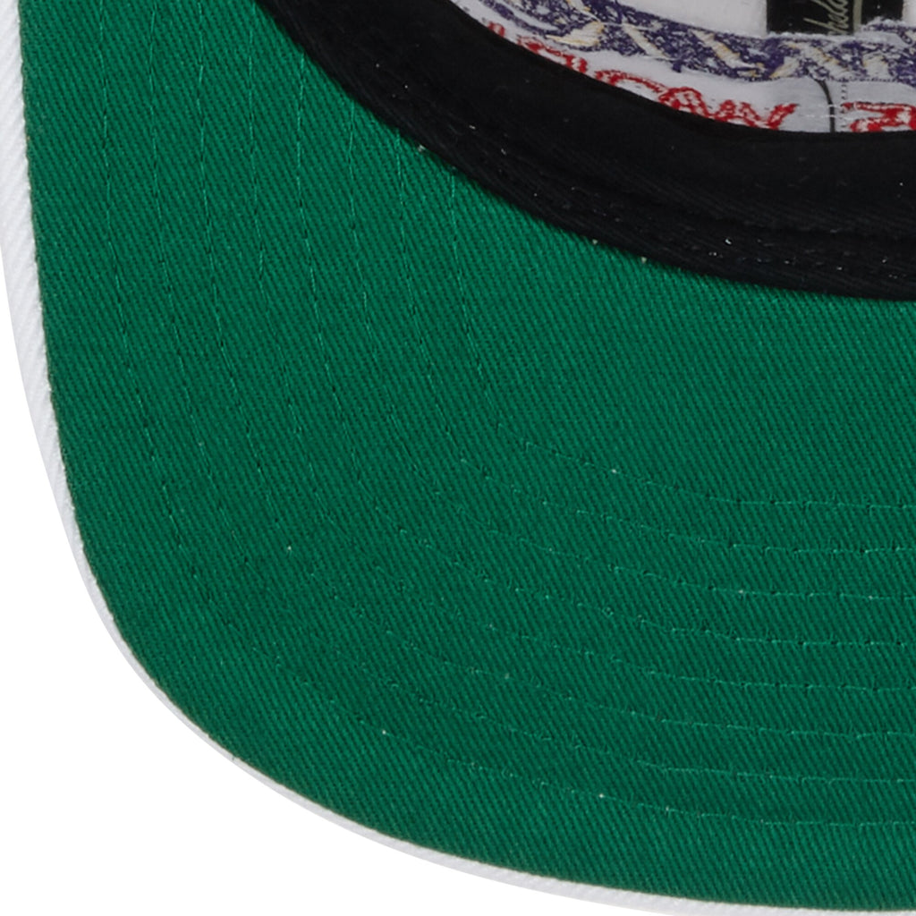 MENS MITCHELL & NESS NBA CHAMPS SNAPBACK HWC LAKERS - WHITE