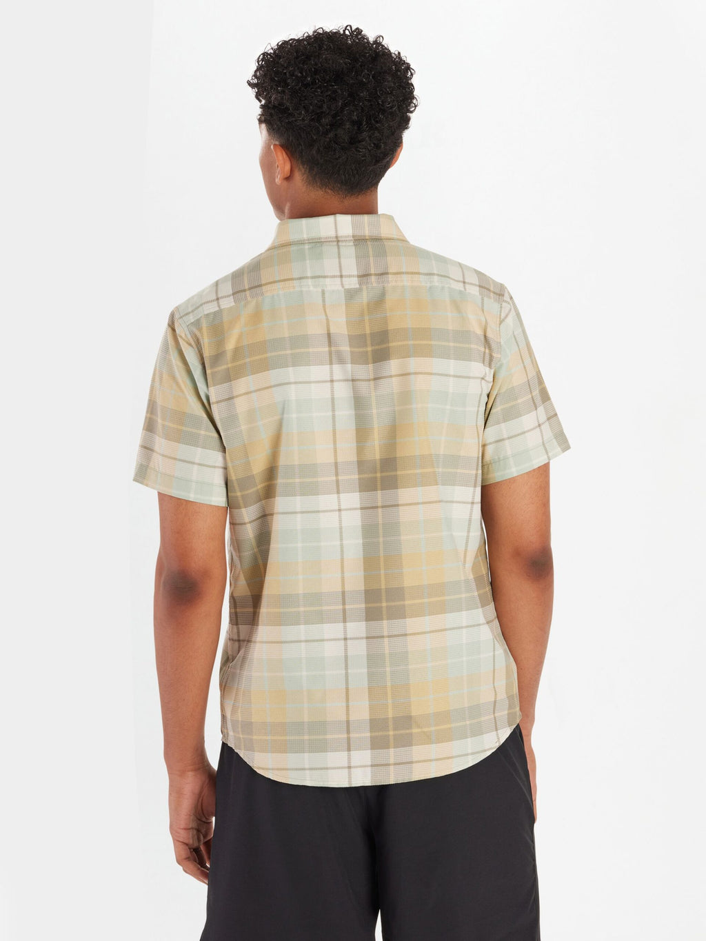 [M14117-23330] MENS MARMOT AEROBORA NOVELTY SHORT SLEEVE BUTTON DOWN SHIRT