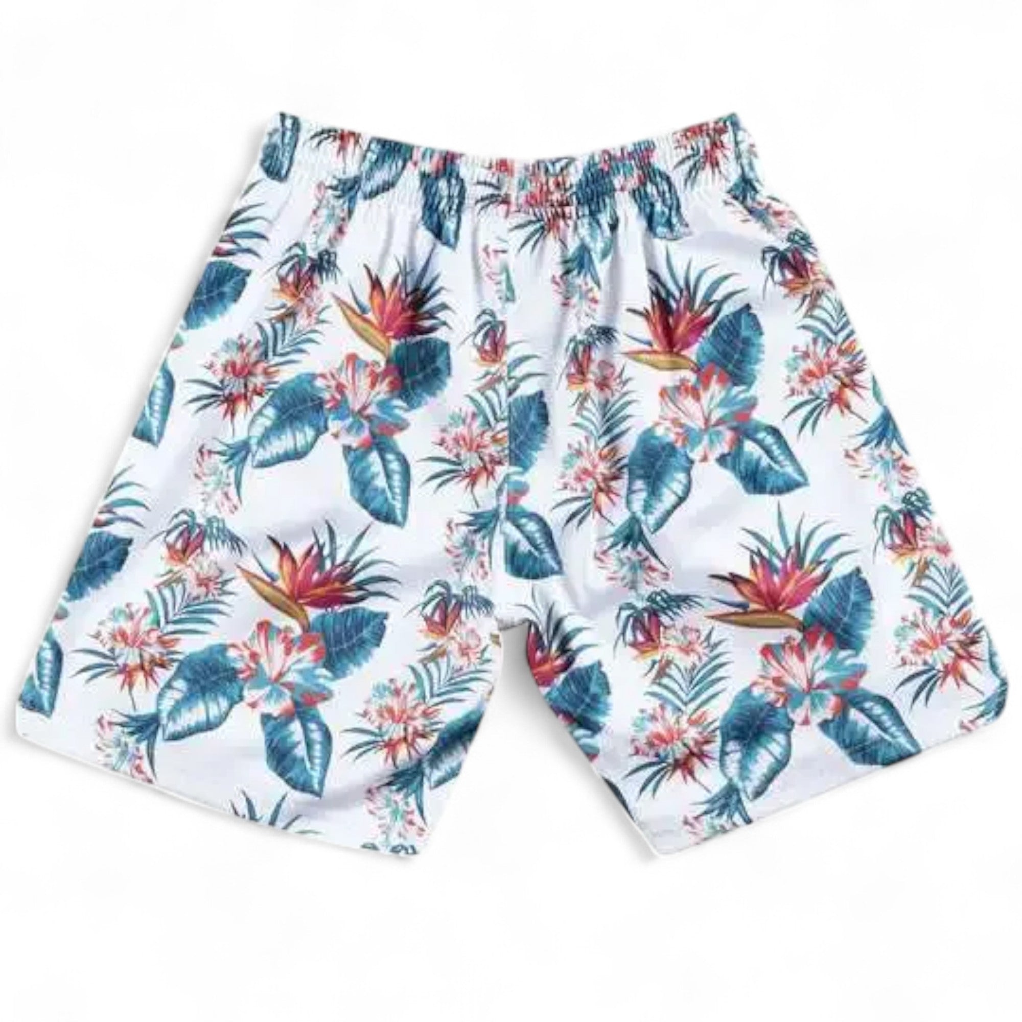 Mens Mitchell & Ness NBA Floral Swingman Shorts 1991 New York Knicks