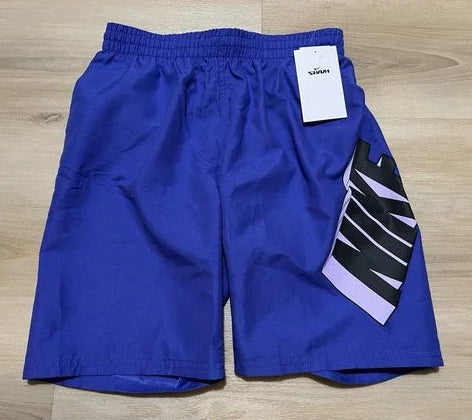 [NESSE805-504] YOUTH NIKE GLYPH LETTERING 7-INCH VOLLEY SHORTS