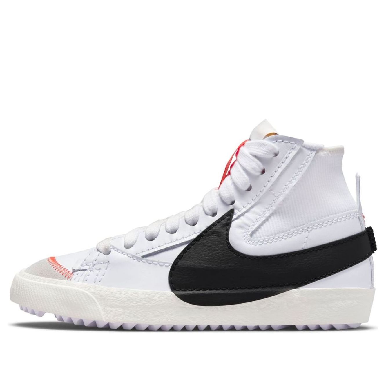 [DQ1471-100] WOMENS NIKE BLAZER MID 77 JUMBO 'WHITE BLACK SAIL'
