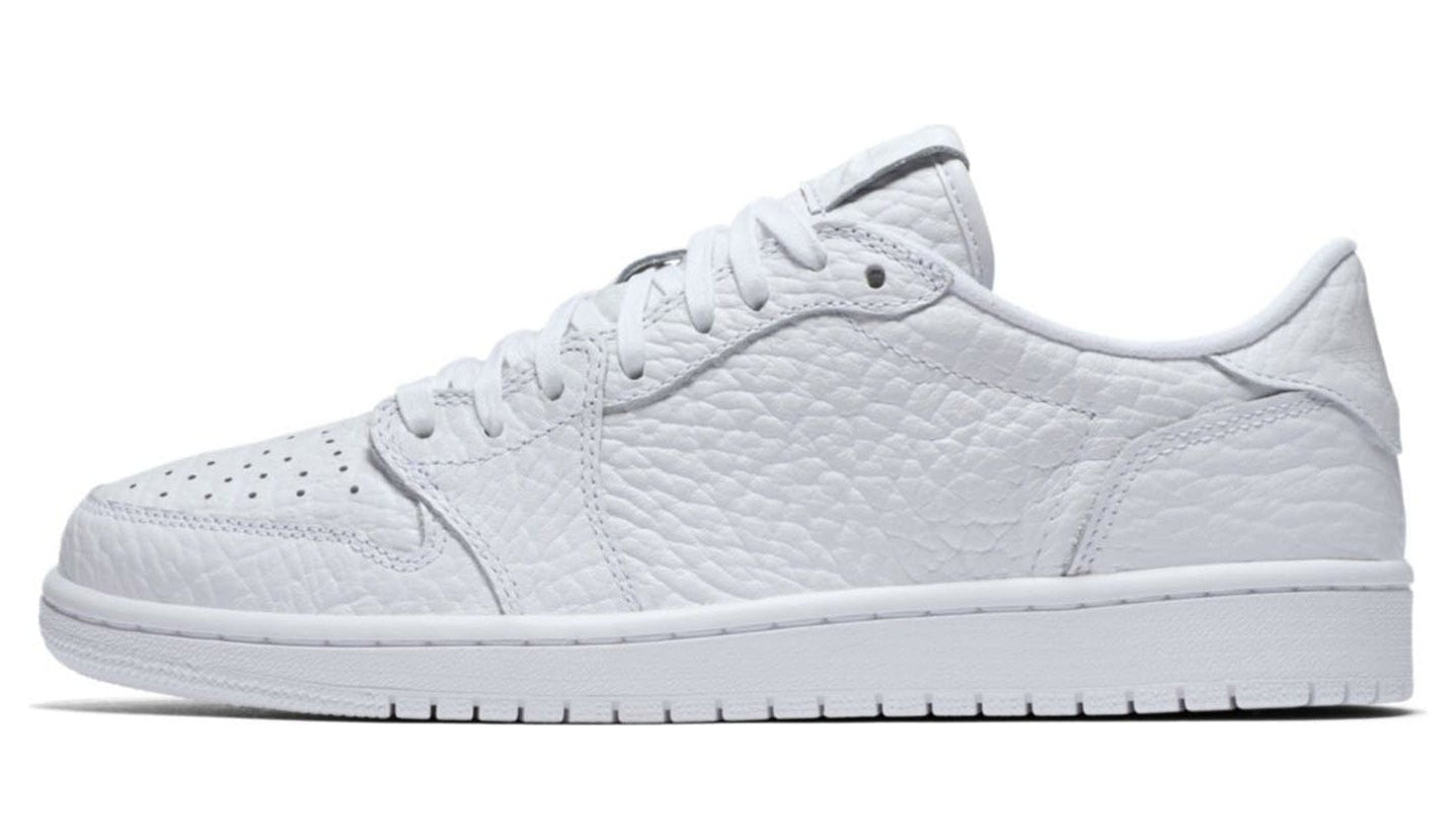 [872782-100] MENS AIR JORDAN RETRO 1 LOW 'NS TRIPLE WHITE'