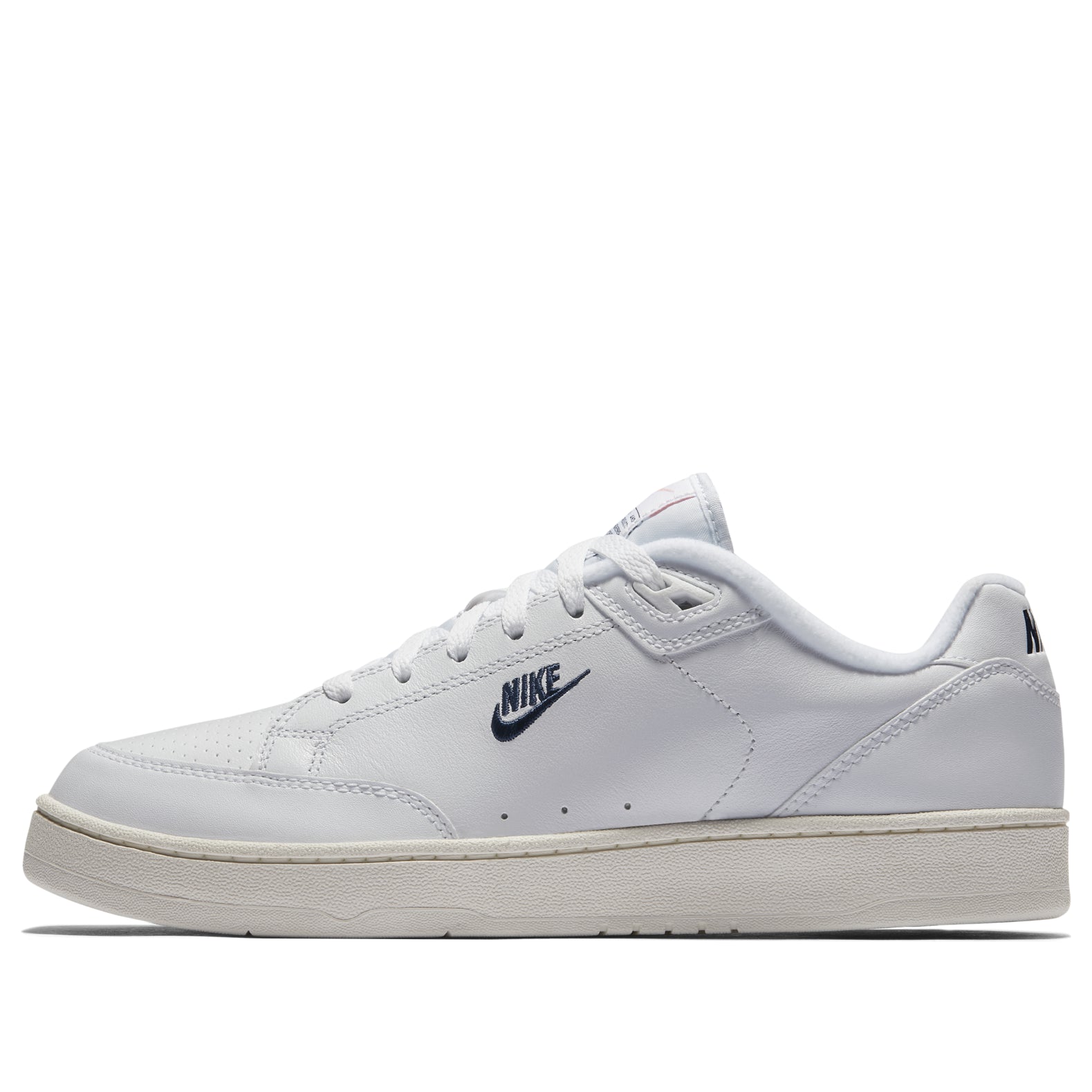 [AA2190-100] MENS NIKE GRANDSTAND II 'WHITE NAVY'