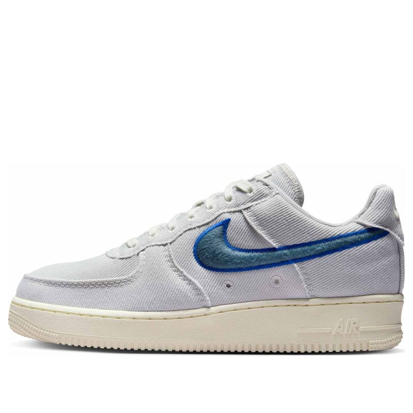 [HV1204-001] MENS NIKE AIR FORCE 1 LOW CANVAS 'PHOTON DUST GAME ROYAL'