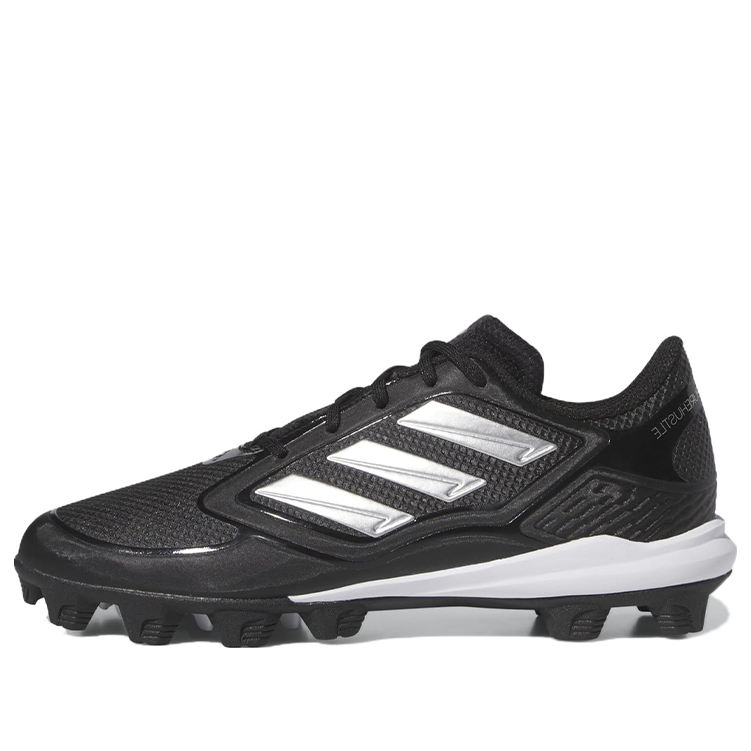 [IG7138] WOMENS ADIDAS PUREHUSTLE 3 MD 'CORE BLACK SILVER METALLIC'