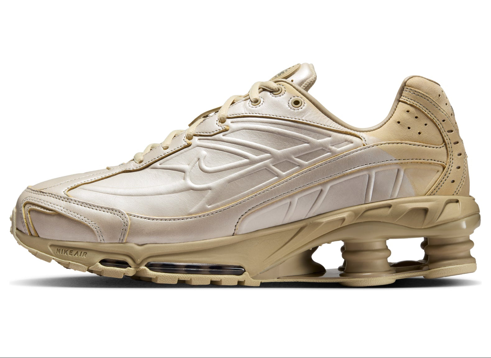 [IH3653-095] MENS NIKE SHOX RIDE 2 PRM 'METALLIC SILVER DESERT KHAKI'