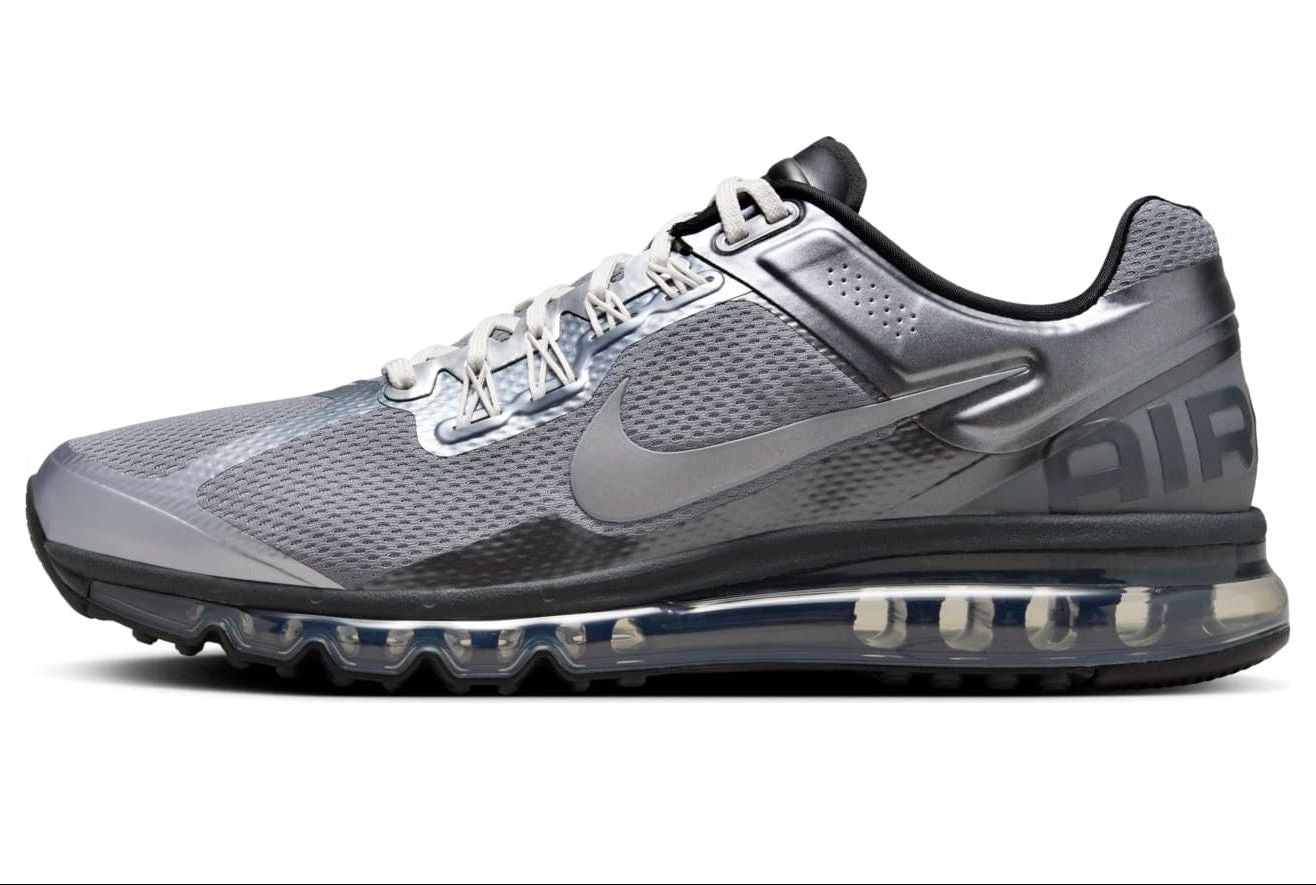 [HQ3481-099] MENS NIKE AIR MAX 2013 'METALLIC COOL GREY METALLIC SILVER'