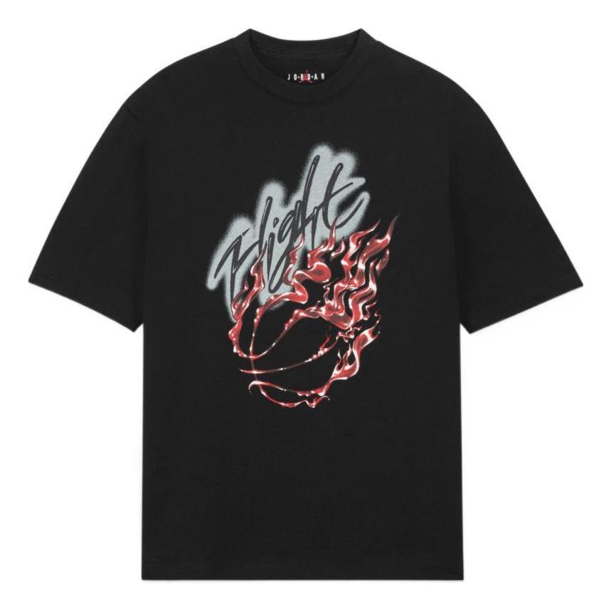 [DO4101-010] MENS AIR JORDAN X TRAVIS SCOTT CACTUS JACK FLIGHT GRAPHIC TEE T-SHIRT 'BLACK'