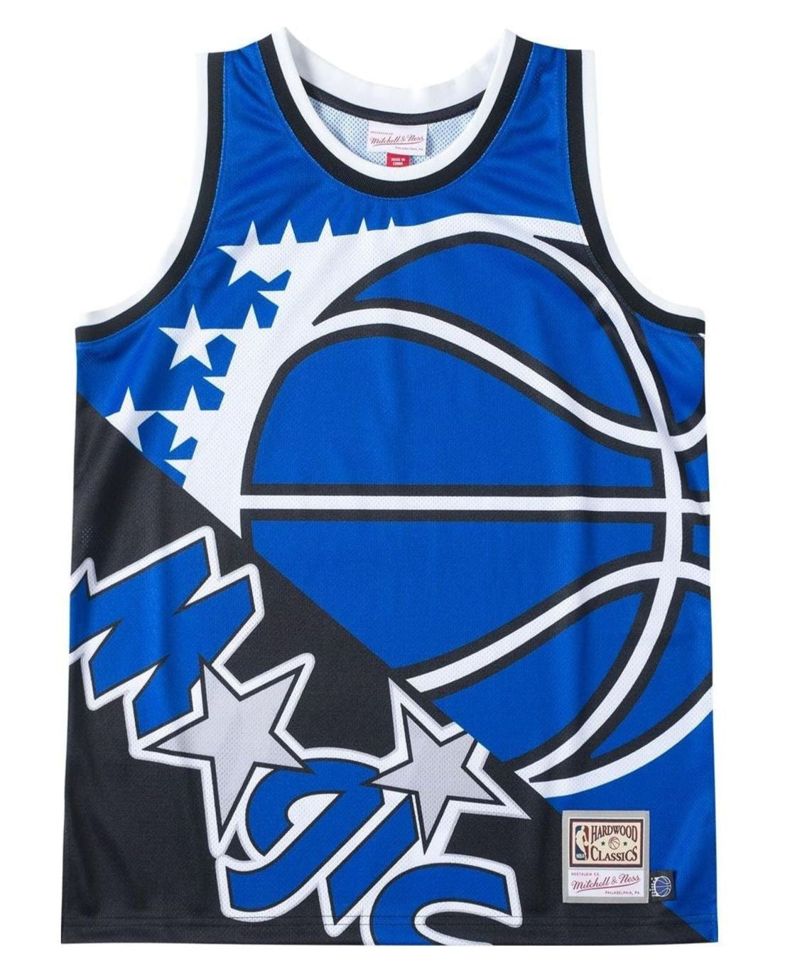[TMTK4350-OMAYYPPPBLUE] MENS MITCHELL & NESS BIG FACE FASHION TANK 5.0 MAGIC